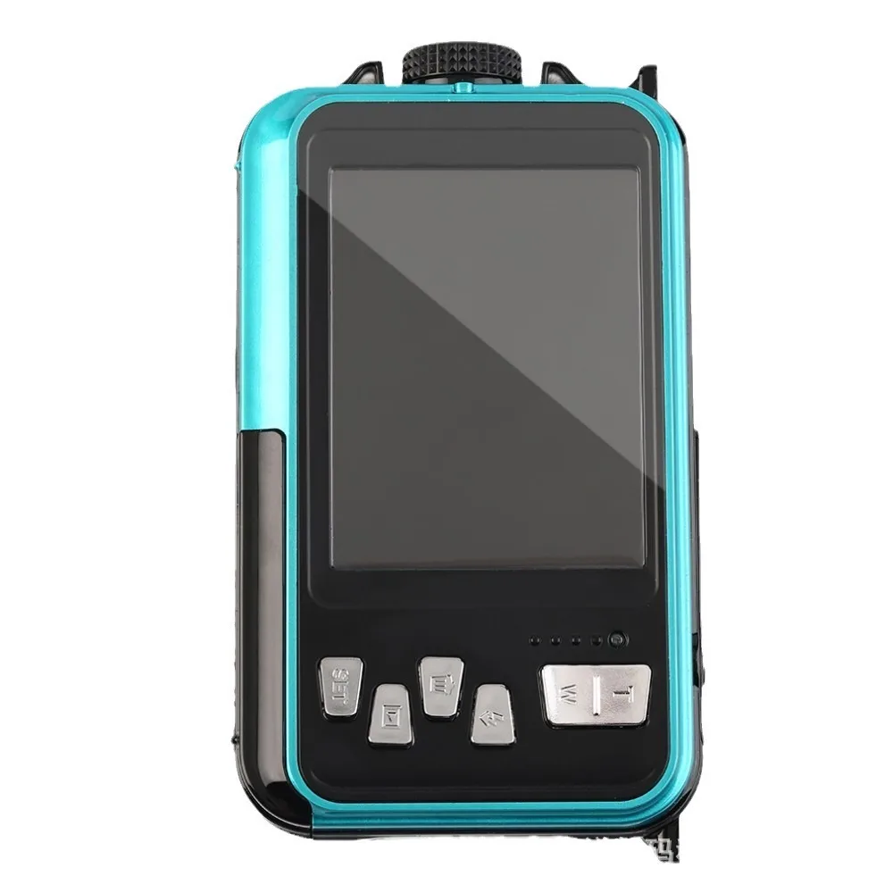 Dual Screen Camera Waterproof Cam Electronic Anti-shake Water Resistant Video Surveillance Underwater Camera  Plastic Outdoor