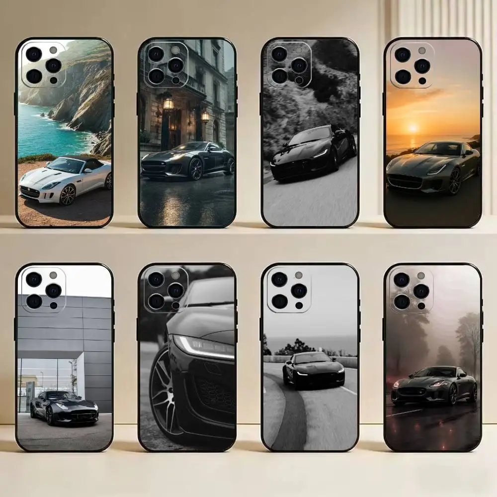 T-Type-e   Phone Case For iPhone 17,16,15,14,13,12,11 Plus,Pro Max,XS,Soft Silicone Black Cover