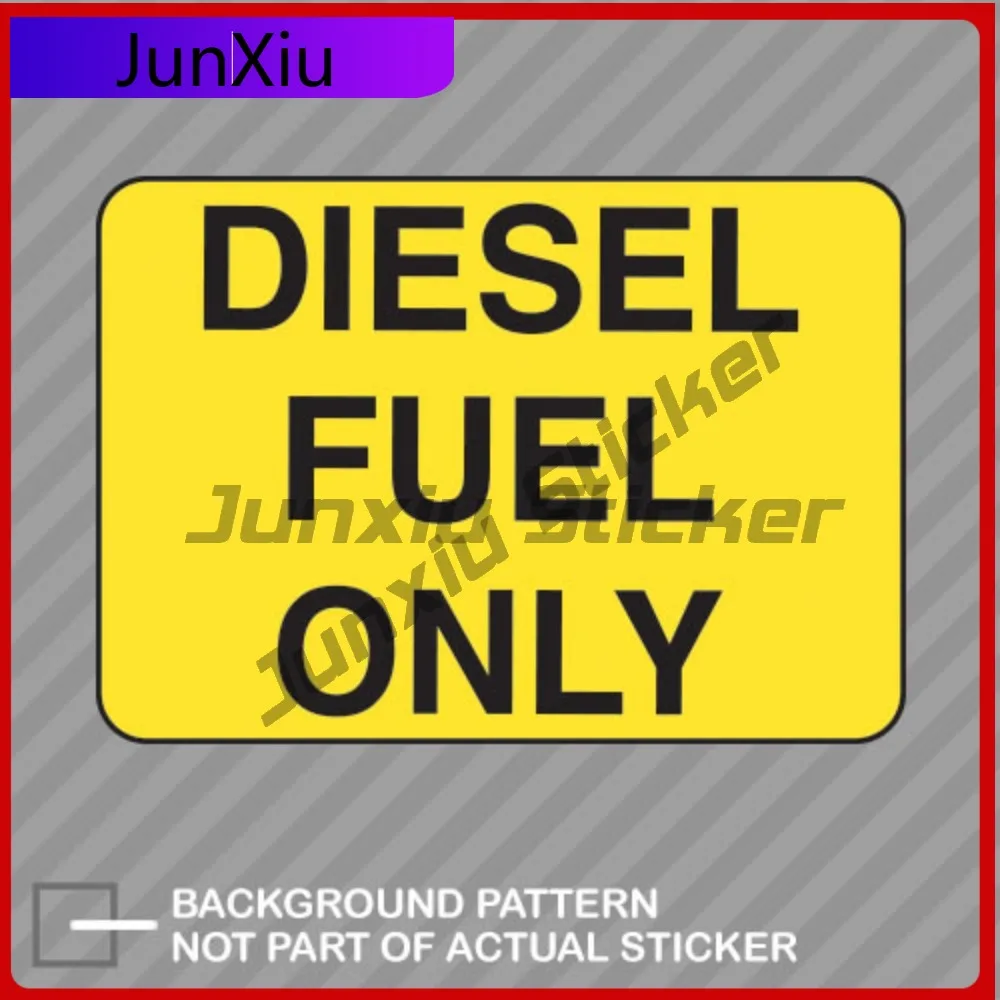 

Yellow Diesel Fuel Only Sticker Vinyl Decal Waterproof Sticker Styling Scratch-proof Accessories Motorcycle Helmet Pvc Decal
