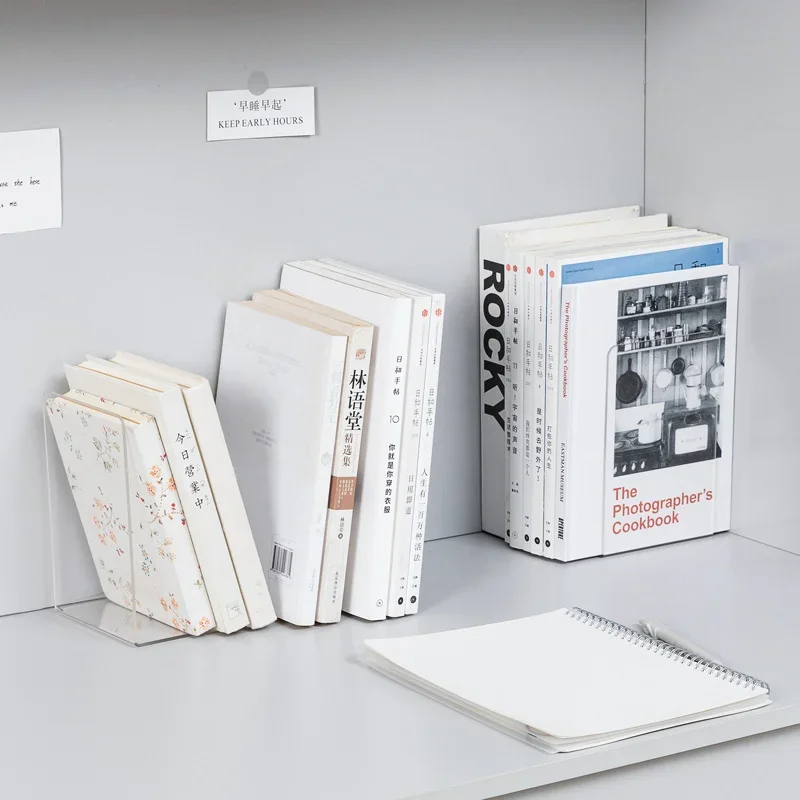 1pc Acrylic Book Display Stand Photo Frame Brochure Artwork Holder Organizer