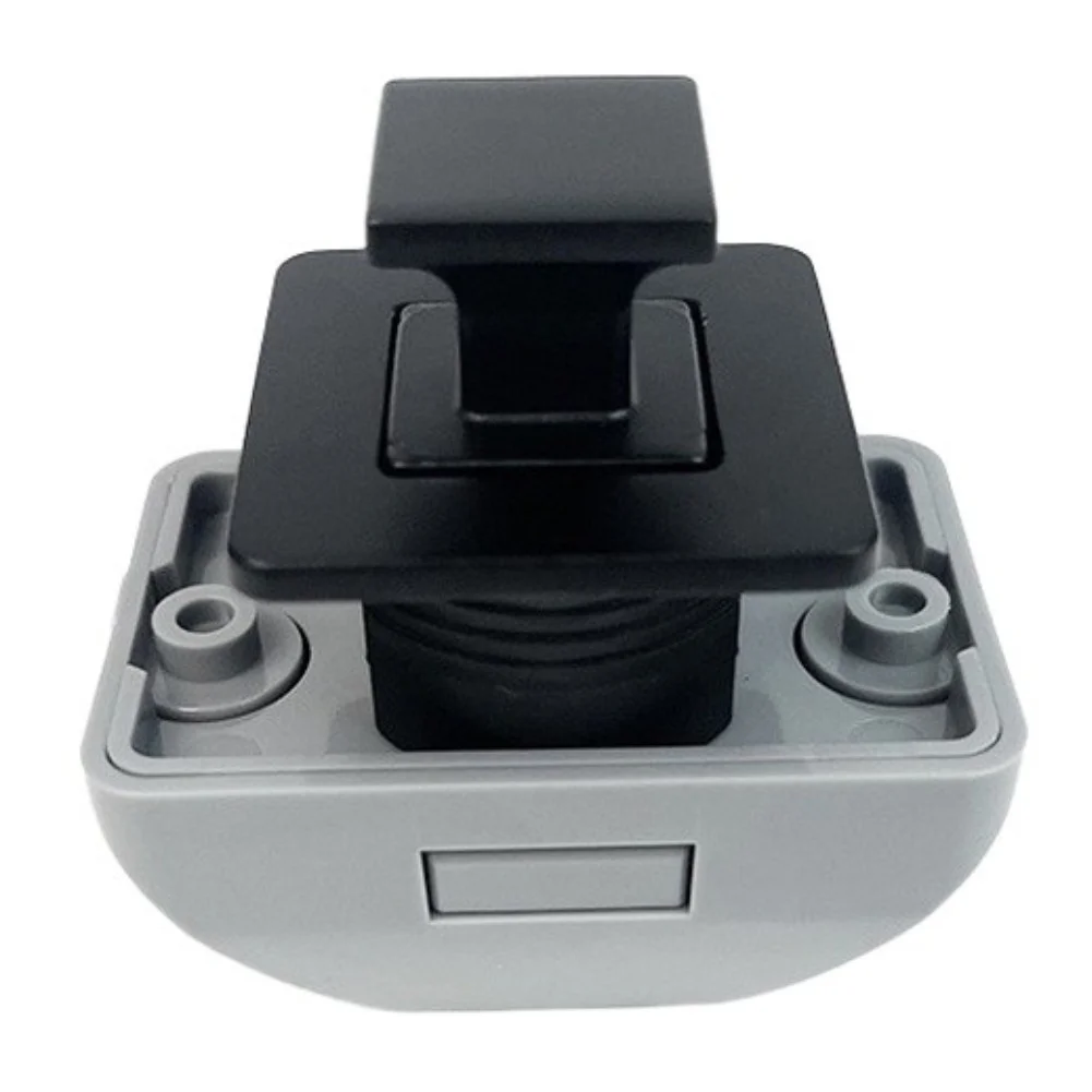 5 Count Square Zip Push Button Cabinet Locks for RV Boat Yacht Camper Drawers Rustproof Zinc ABS Marine Compatible