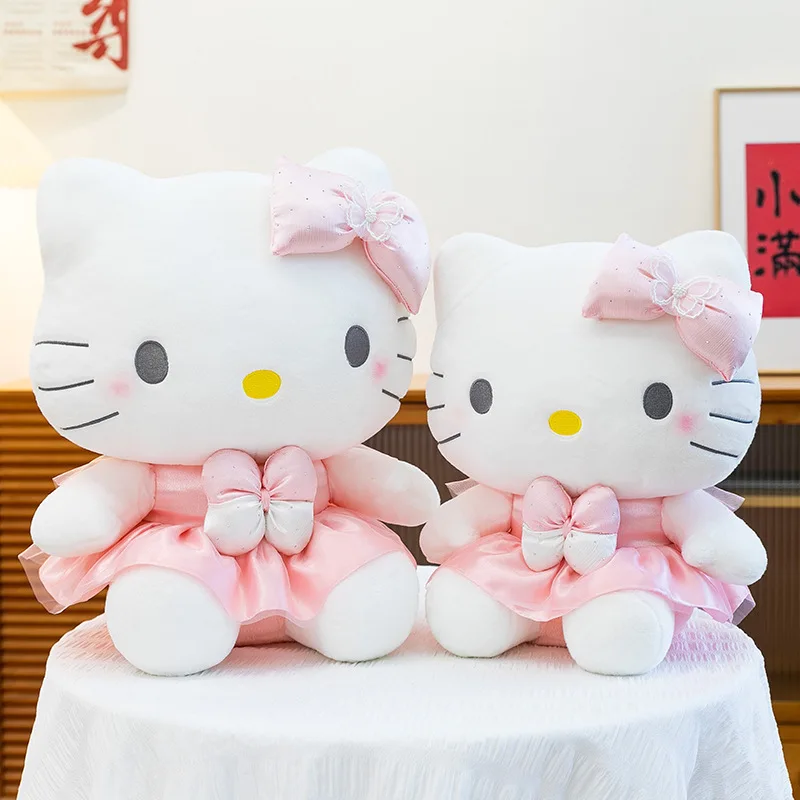 

30-60 см, большой размер Sanrio HelloKitty Diewuqimeng, плюшевые игрушки с героями мультфильмов, аниме Peluche Kawaii, удобная мягкая кукла, детская игрушка в подарок