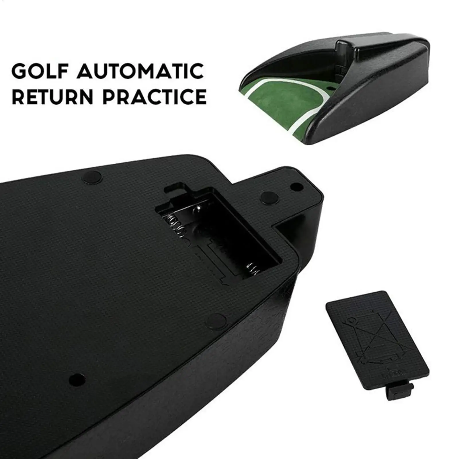

Чашка для гольфа с автоматическим возвратом, складная тренировочная машина для игры в гольф с возвратом мяча для тренировок в помещении и на открытом воздухе для игроков в гольф
