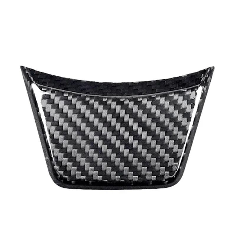 

For SUBARU Real Dry Hard Carbon Fiber nterior Steering Wheel Bottom Sticker Interior Cover Impreza Crosstrek 2024 modification