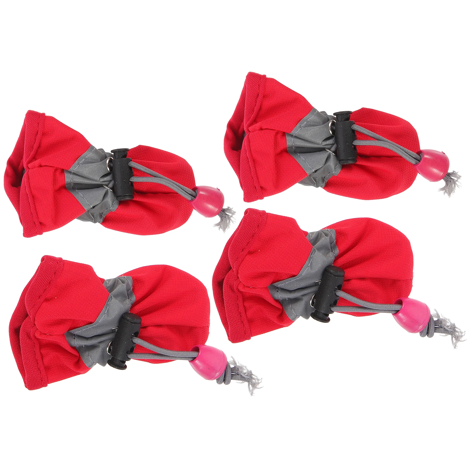 

4 Pcs Snow Boots Dog Waterproof Foot Cover Boy Pet Traction Socks for Dogs Cloth Rain Shoes