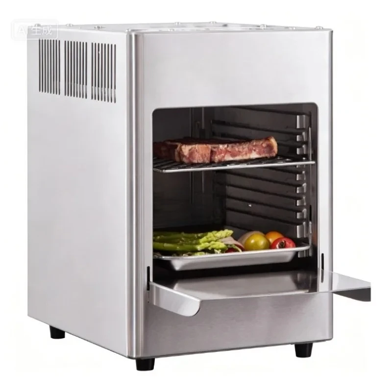 

Outdoor Portable Stainless Steel Gas BBQ Grill High Heat Steak Cooking Oven For Camping Family Gatherings Backyard Barbecues