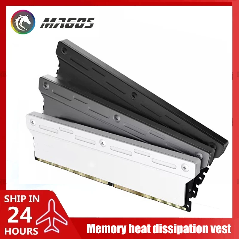 

Кулер для оперативной памяти (RAM) DDR3/R4/R5, радиатор из алюминиевого сплава с ЧПУ, защитный кожух для настольных ПК и серверов, 1 шт./упак.