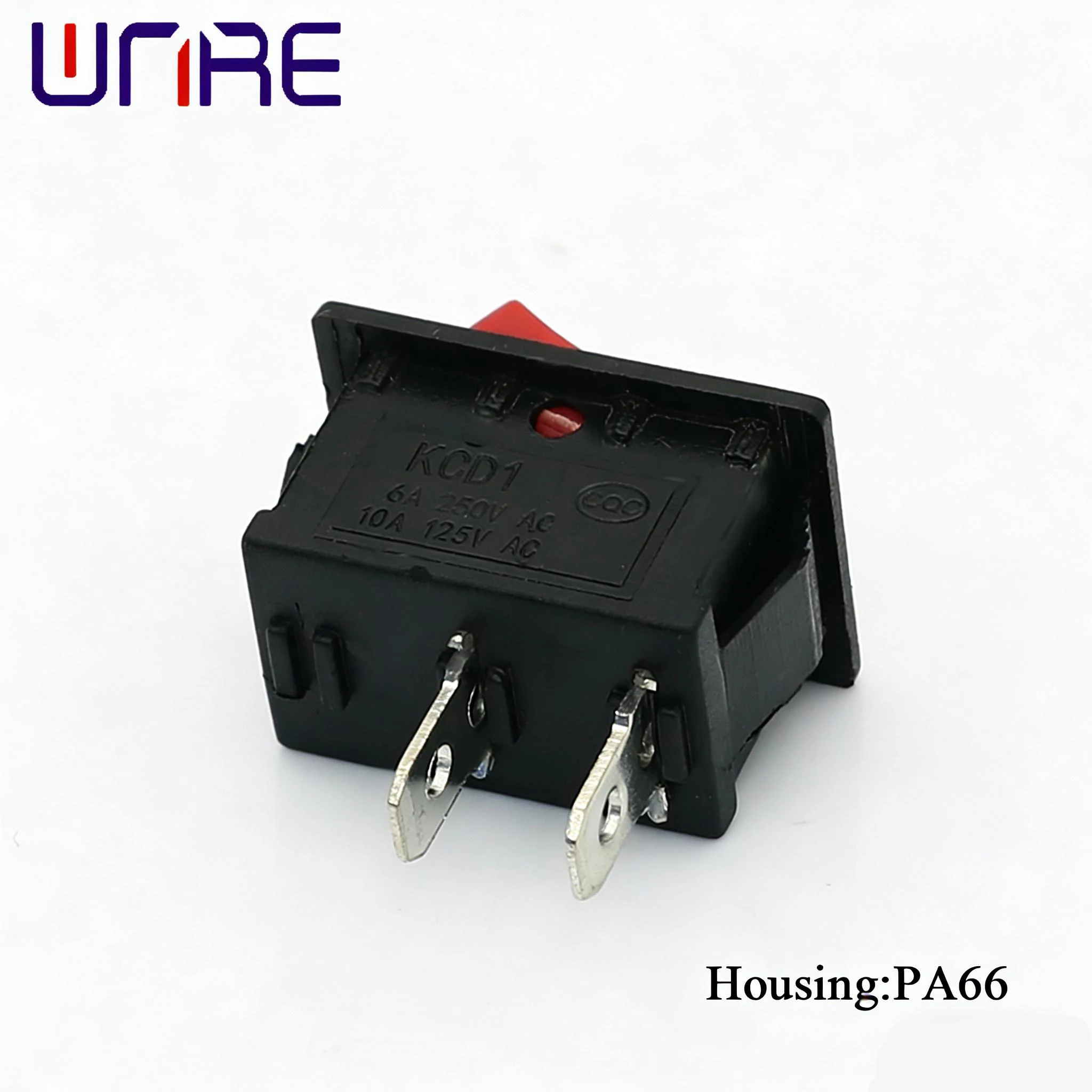 5Pcs/Lot KCD1 Rocker Switch 2Pin 3A 250VAC Mini Snap-in On/Off Power Switch Black 21x15mm for Household Appliances