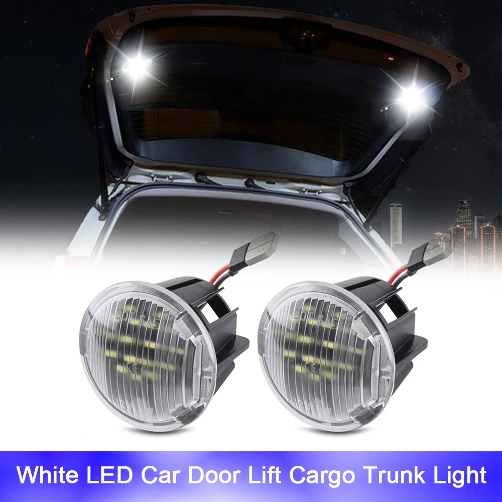 

White LED Interior Car Door Lift Gate Trunk Lights No Error For Jeep Commander Grand Cherokee Chrysler PT Cruiser Dodge Durango