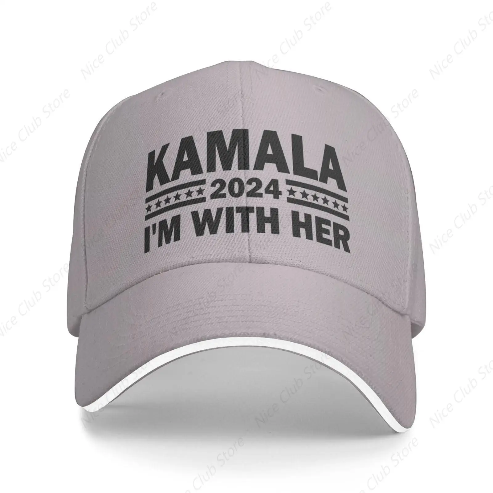 I'm with Her Kamala Harris 2024 Hat Campaign Baseball Cap for Men Women