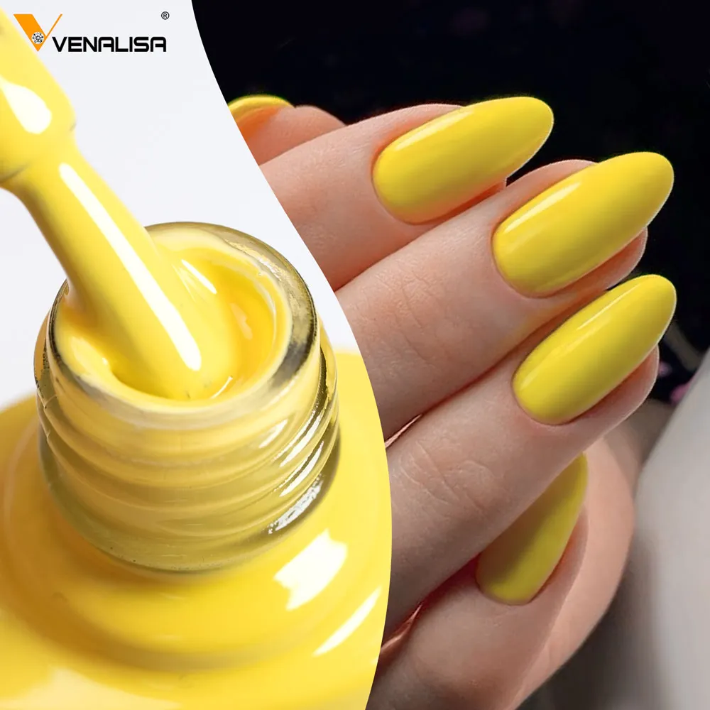 7,5ml Venalisa Nagel-Gel-Lack Ultra Neon Pink Sommerliche Wunderschöne Farbe Abziehbarer UV-LED-Gel-Lack Glitzer-Lack Nagel-Maniküre – Detail 19