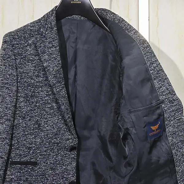 Удобный модный весенне-осенний мужской костюм Jaet Stand Fit Busin Gentleman Sle Long Sve, пальто с простым воротником