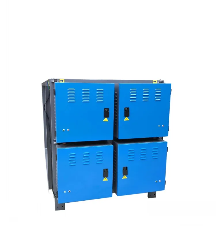 Precipitatore elettrostatico Tasso di rimozione dei fumi Purificatore di fumo 220V 1200W Grande volume del vento Macchina Filtri dell'aria Lampblack