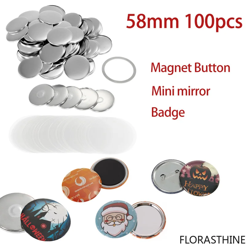 100 set di materiali per badge - Button Badge Blank recensione e prezzo