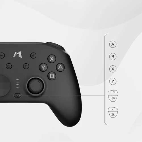 Imagen 2 del producto Controlador Mobapad N1 HD de vibración Nintendo Switch Pro, botones de silicona líquida, Joysticks de efecto Hall, controlador de juegos de PC ALPS