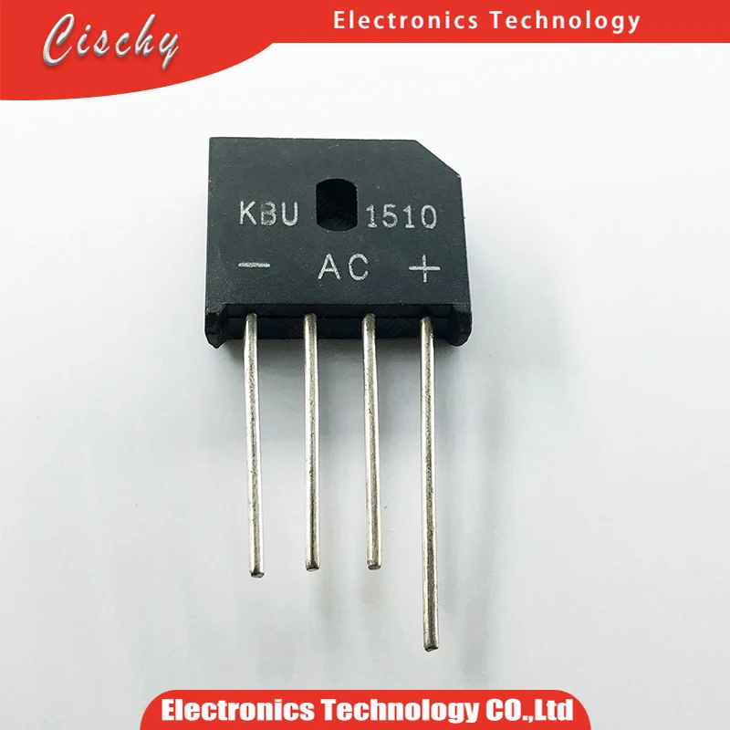 5PCS/lot diode bridge retifica KBU1510 DIP KBU-1510 15A 1000V ponte retificador electronica componentes KBU 1510