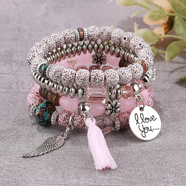 Tassel bracelet set store