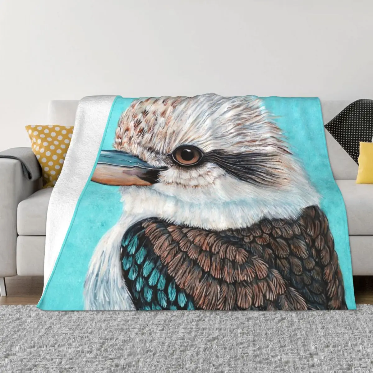 Kookaburra Throw Blanket Custom Sleeping Bag Large Blankets