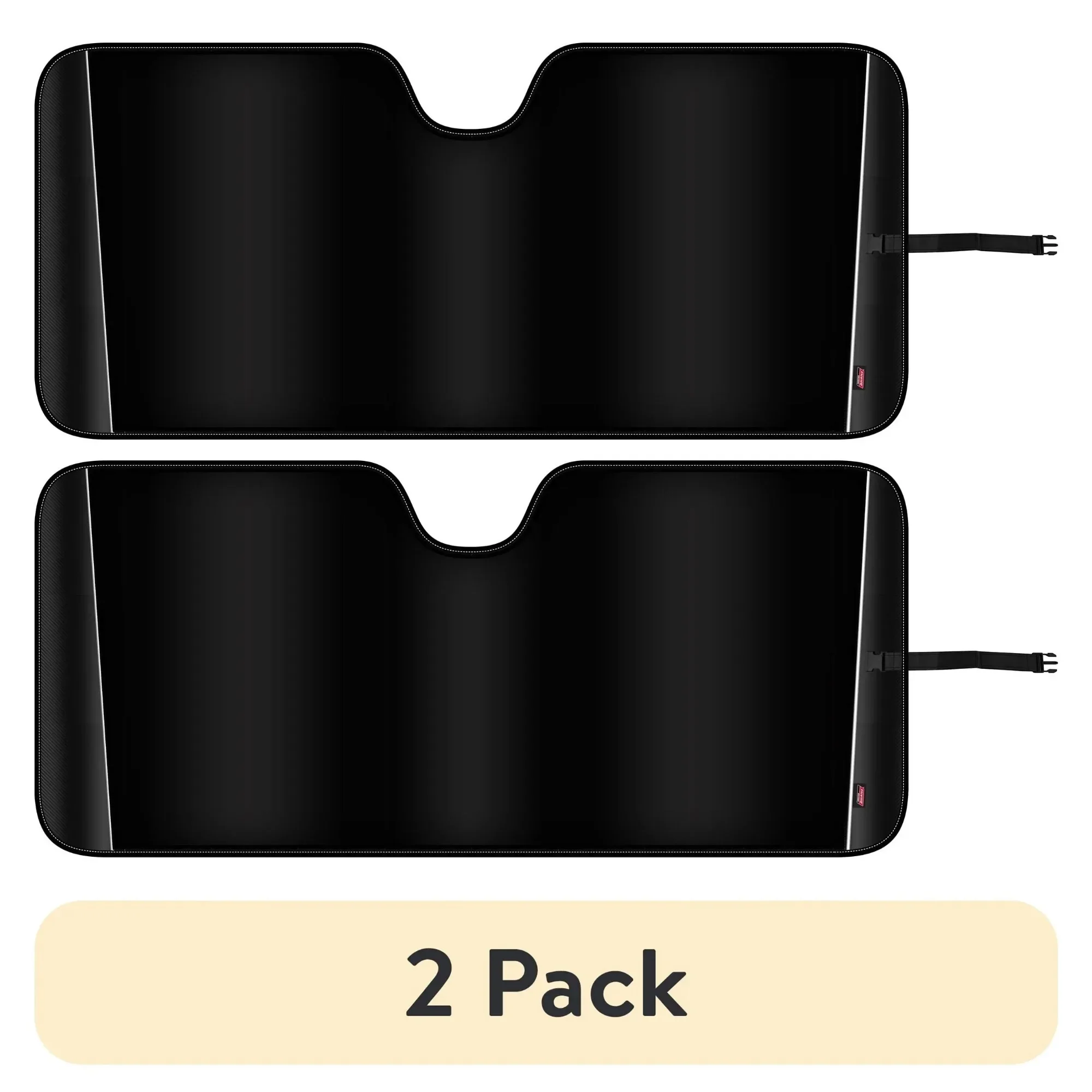 

(2-Pack) Universal Folding Car Sun Visor, made of carbon fiber, high-quality construction, durable. Keep your car cool.