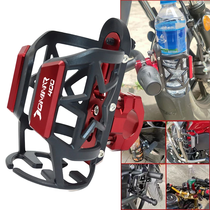 

Fit For BAJAJ DOMINAR 250 400 2017-2023 2022 Motorcycle Handlebar Cup Holder Aluminum Alloy Beverage Drink Cup Holder Mount