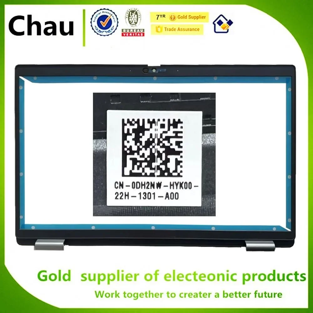 

Chau Latitude 5520 E5520 Laptop LCD Bezel LCD Front Trim Cover Bezel Plastic B Shell 0DH2NW DH2NW