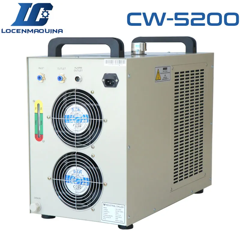 

Industrial Water Chiller CW5200 AC220V 50Hz For CNC Engraving Machine Spindle Motor Laser Tubes