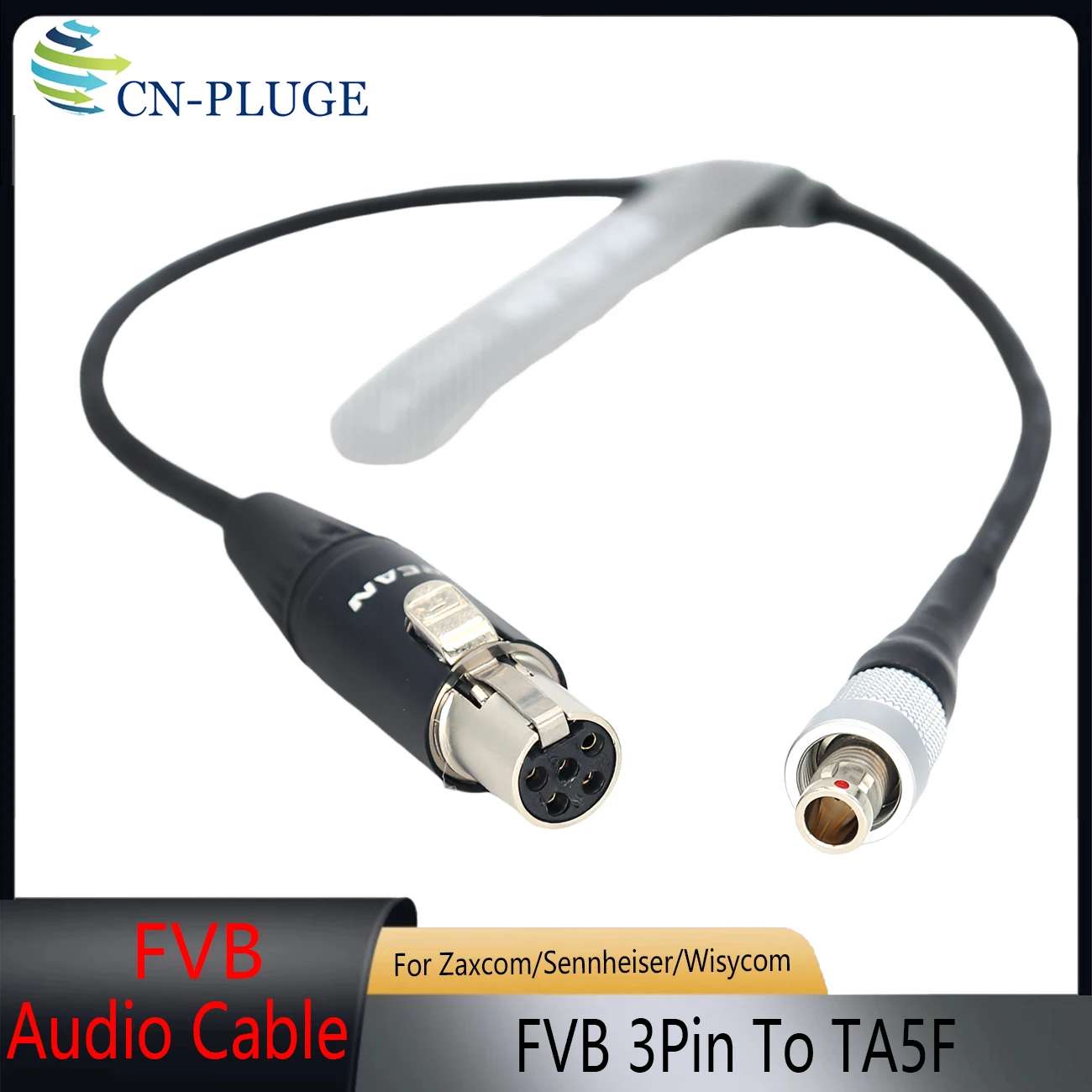 FVB 3Pin to TA5F Mini XLR 5Pin Female Audio Cable for Sennheiser SK2000 Wisycom MTP40 MTP41 Lectrosonics SRc5P Sound Devices 633