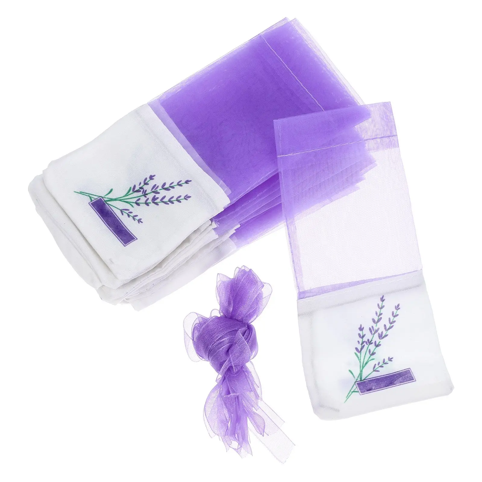 

25 Pcs Lavender Bags Empty Scent Sachet Drawstring Small Fragrance Flower Perfume Wedding Favor Candy Gift Boxes Portable Size