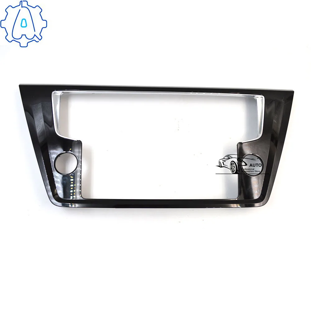 For VW Touran 5T Painted Piano Black Mechanical Screen MIB Decorative Frame 5TD 858 069 F 5TD858069F