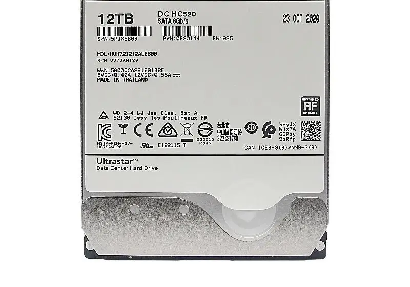 For HUH721212ALE600 12T Enterprise SATA3 NAS Helium Hard Disk