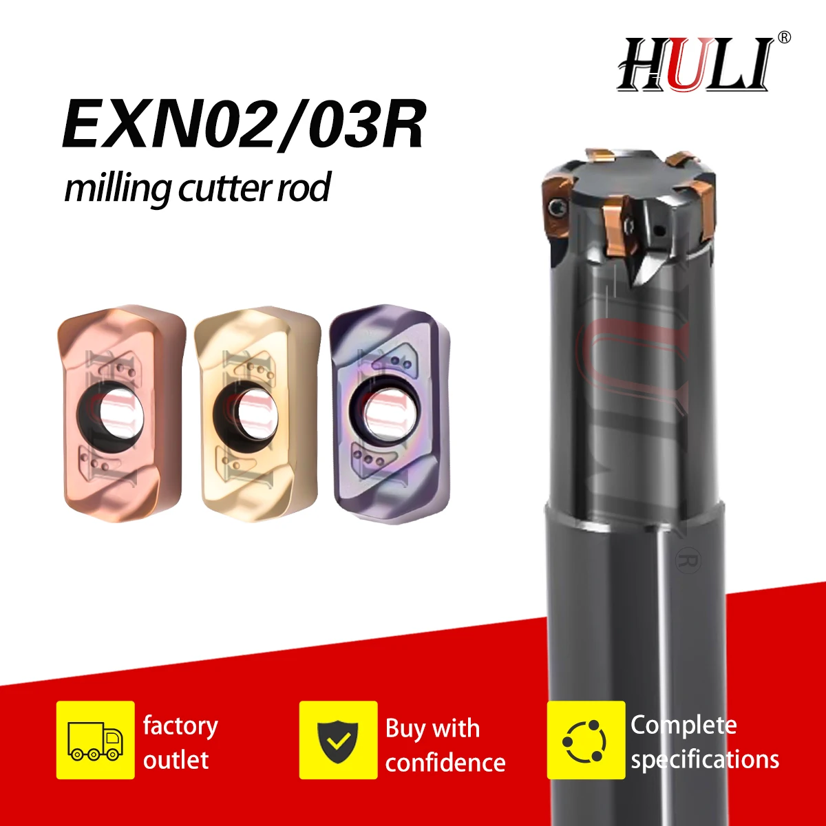 

EXN02R EXN03R Small Diameter Fast Feed Milling Tools Rod LNMU02/03 Double Sided Carbide Inserts Milling Blades CNC Lathes Tools