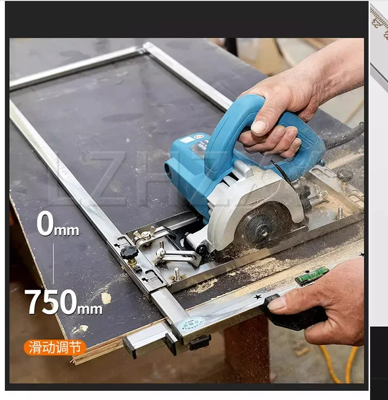 adjustable-edge-cutting-saw-jig-circular-saw-guide-rail-woodworking-positioning-frame-locator-suitable-for-4-5-inch-cutters