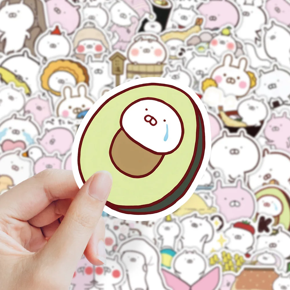 

10/30/80Pcs Cute Usamaru Cartoon Graffiti Animation Decorative Stickers‌ DIY Guitar Water Cup Skateboard Waterproof Stickers