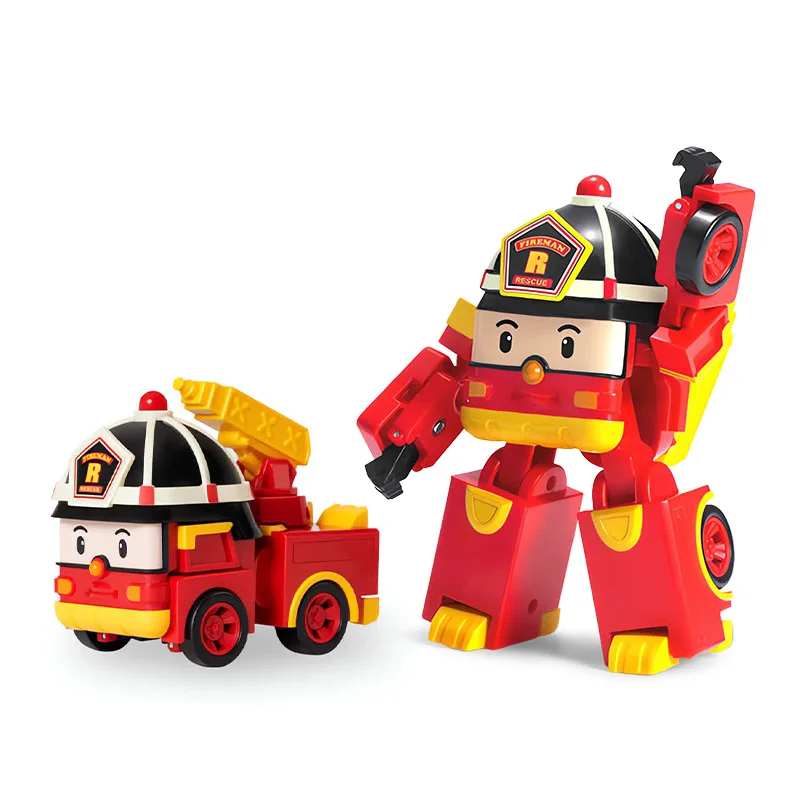 4 inch transformeerbare robot (POLI/ROY/AMBER/HELLY)