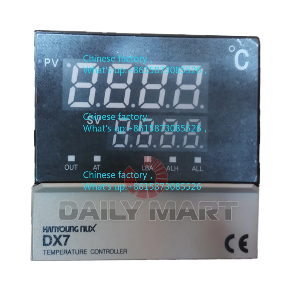 New HANYOUNG DX7-KMWNR Temperature Controller with Box - Even-Relay Output