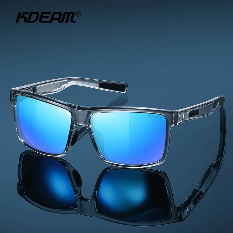 2026 KDEAM Polarized Sunglasses TR90 Outdoor Sports Driver's Sunglasses Big Head Special Large Size Sun Glasses KD0737-MAX