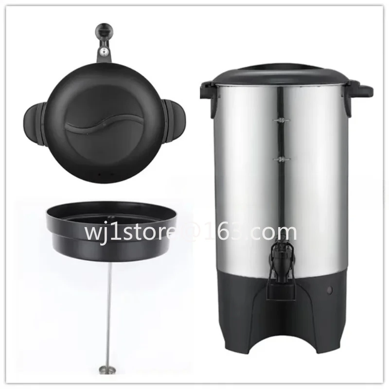 4.5-Liter electric, 120-volt stainless steel coffee machine for café cafeteria hotel coffee stove