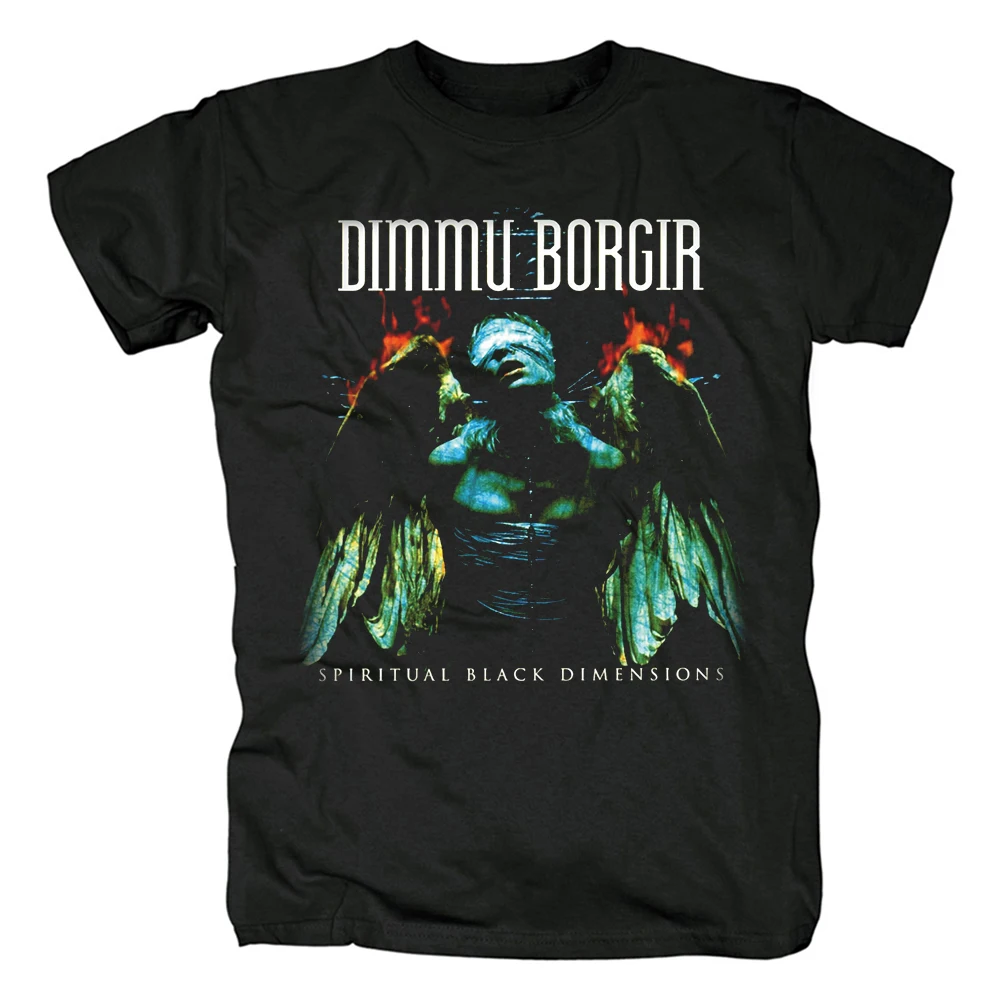 

Футболка Dimmu Borgir Dark Castle Symphonic Metal Rock, мужская и женская хлопковая свободная футболка с круглым вырезом и короткими рукавами