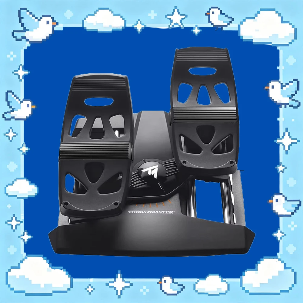 

Педали для авиасимуляторов THRUSTMASTER TFRP с 4-рельсовой системой и дифференциальным тормозом, для ПК