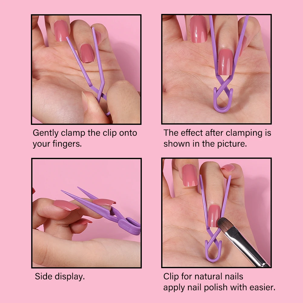 10 Mixed Manicure Tools To Prevent Leakage Of Nail Art Coloring Protection Clips Manicure Nail Protection Tools image 3
