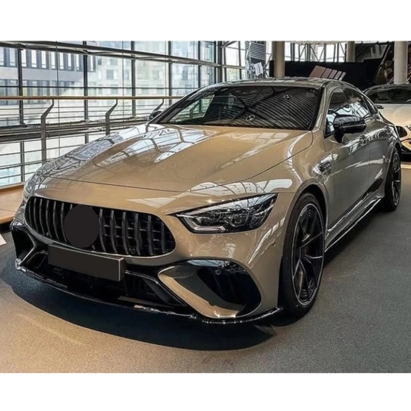 المصد الخلفي الأمامي مصبغة الشفة الخلفية الذيل الحلق لمرسيدس بنز W290 GT50 GT43 GT53 أربعة أبواب 19-25 تعديل طقم الجسم #2