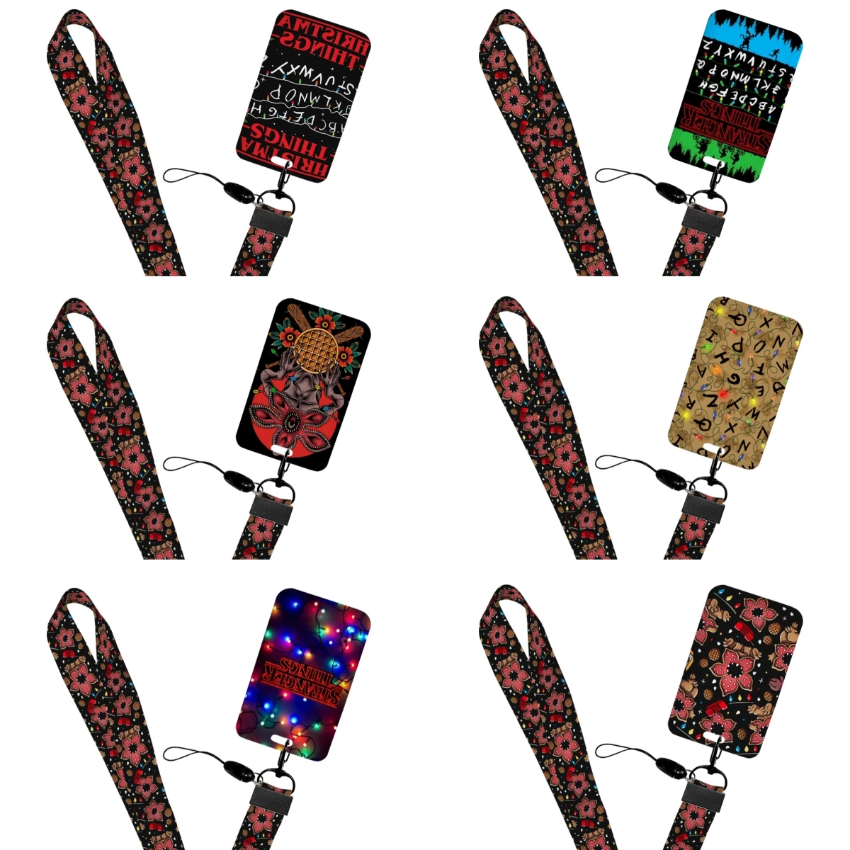 S T S W Work Card Holder Neck Strap Glitter Acrylic Badge Reel Clip Waterproof Dustproof Outdoor Staff Work Permit Holder