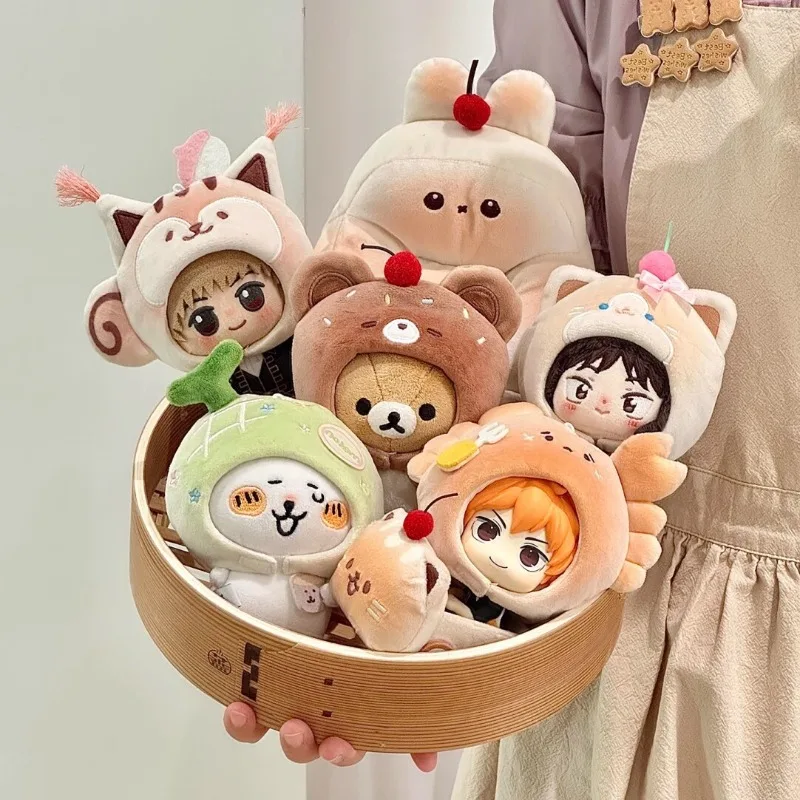 

New Bread Dairy Doll Clothes For 10cm Cotton Doll Joke Bear Xiaoba Kawaii Headgear Clothing Replacement Cute Doll Outfits Gifts