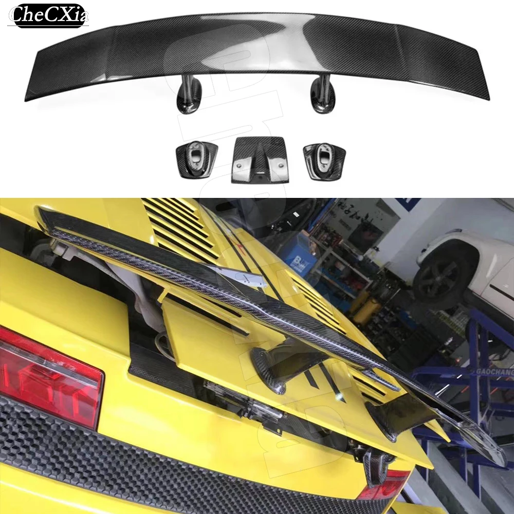 For Lamborghini Gallardo LP550/LP560/LP570 2007-2014 Real Carbon Fiber Rear Trunk Lip Spoiler FRP / Forged Carbon Rear Spoiler