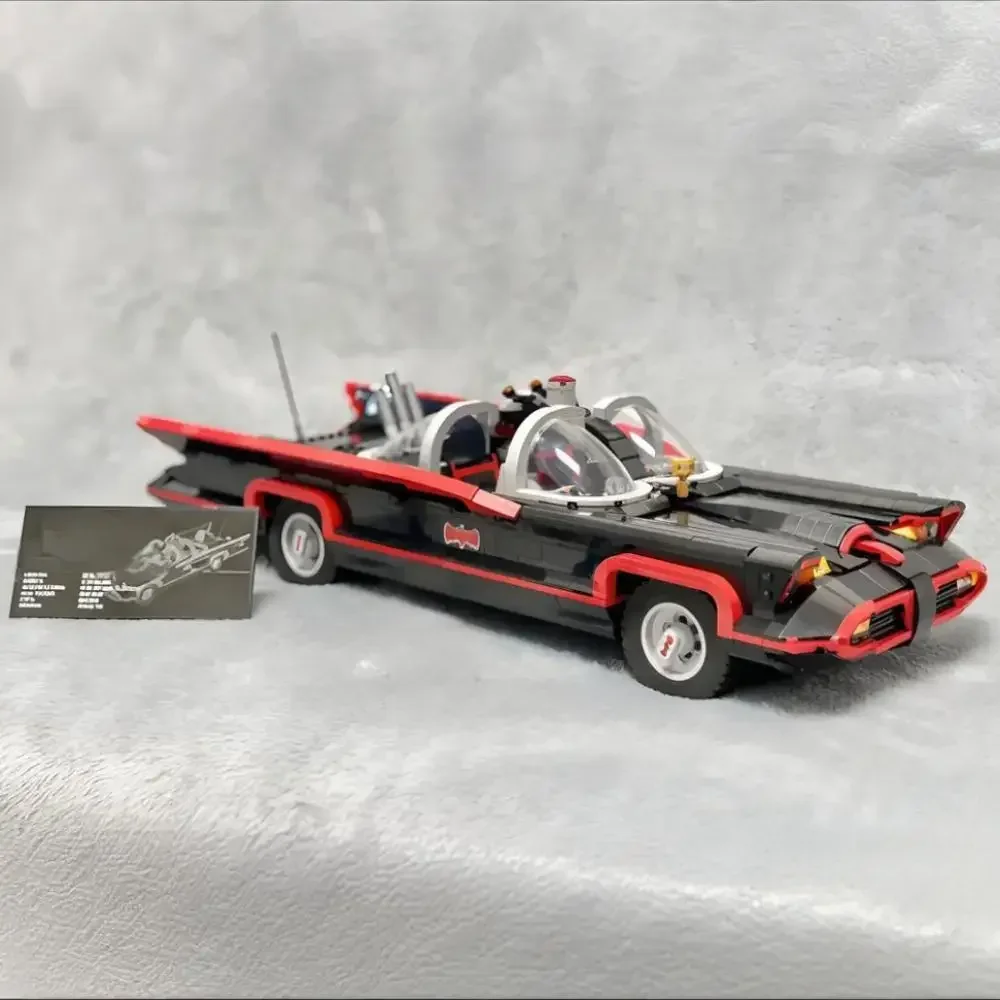 2024 nuevo la serie de televisión Bat Car 76328 bloques construcción modelo de coche móvil ladrillos juguetes para niños regalos