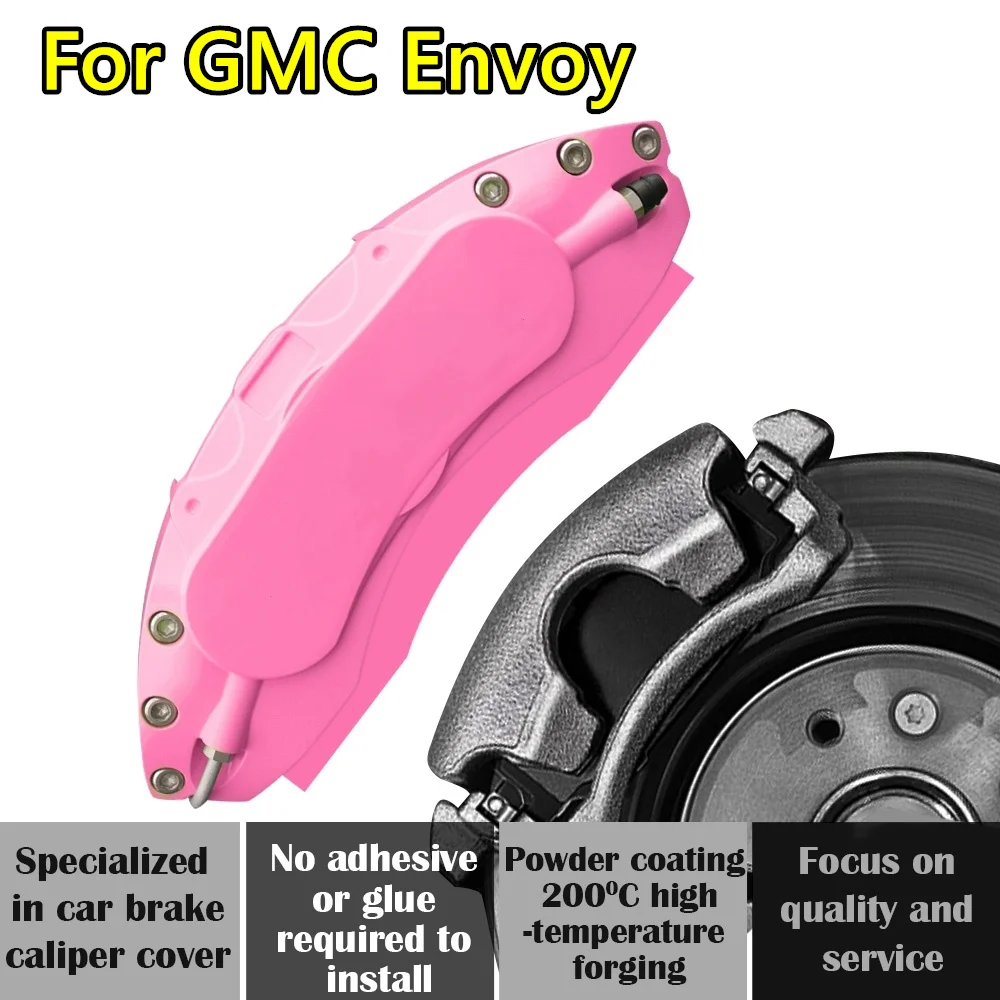 For GMC Envoy Car Brake Caliper Cover Aluminum Alloy Metal Kit