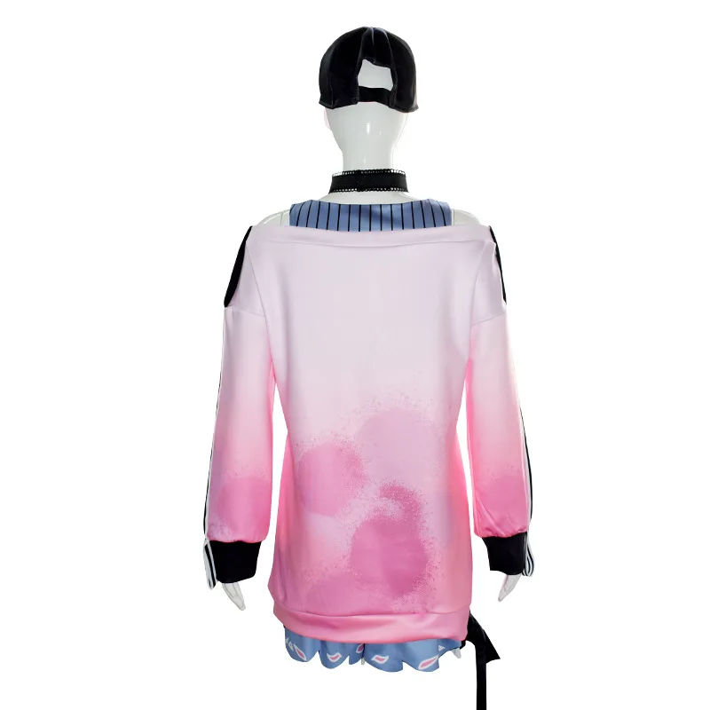 Game Project Sekai Cosplay Colorful Stage Akiyama Mizuki Cosplay Costumes Hat PJSK MZK Cosplay Dress With Hat Halloween Uniforms image 3