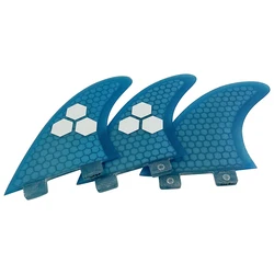 UPSURF FCS Surfboard Fins G7 Quilhas Padle Surf Honeycomb Fibre Surf Fins 3 Pcs/set Multicolor Surf Accessories prancha de surf