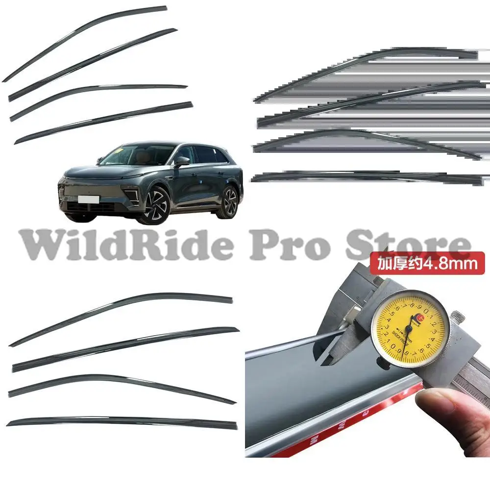 

1 set For PC Material 2024 CHERY EXCEED STERRA Car Door Rain Guard Side Window Sun Visor Wind Deflector Window Shield