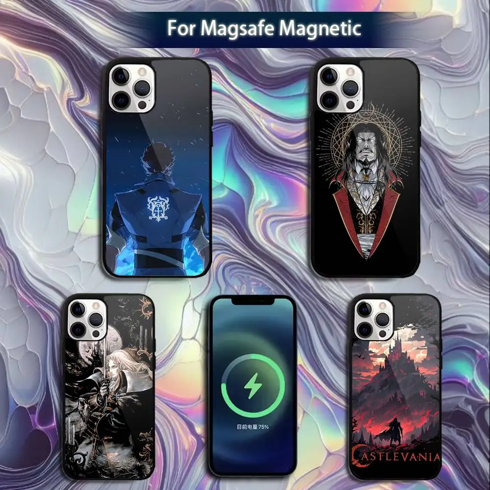 

C-Castlevania Game Phone Case For iPhone 16e,16,15,14,13,12,11,Plus,Pro,Max,Mini Magsafe Magnetic Wireless Charging